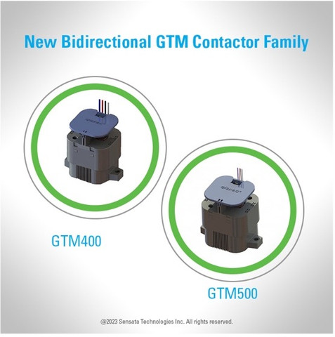 森萨塔科技推出GTM400和GTM500双向接触器用于储能、直流快速充电和重型车辆