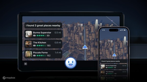Mapbox推出对话式人工智能服务MapGPT使汽车制造商能够控制语音助手