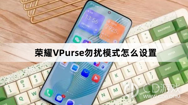 荣耀VPurse勿扰模式设置方法