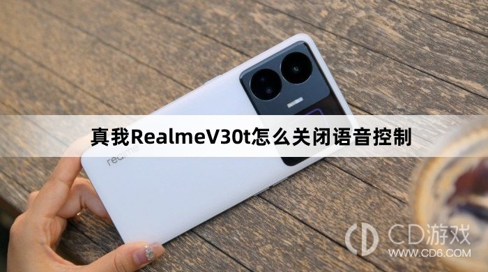 真我RealmeV30t关闭语音控制方法