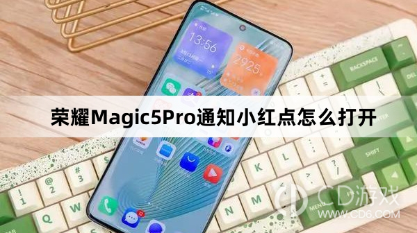 荣耀Magic5Pro通知小红点打开教程