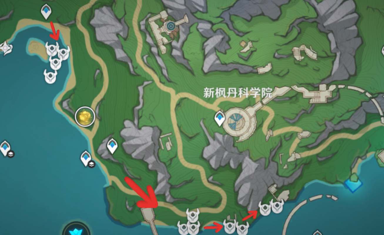 原神原海异种刷怪路线