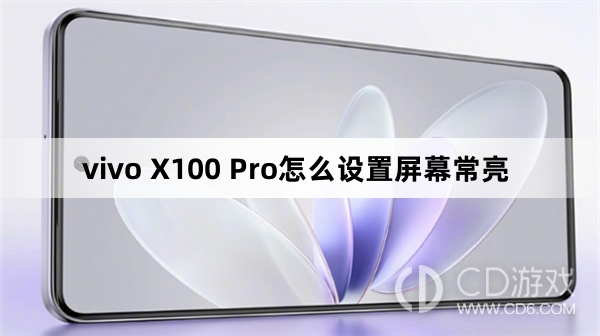 vivo X100 Pro设置屏幕常亮方法