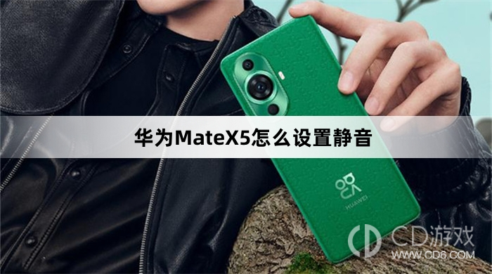 华为MateX5设置静音方法