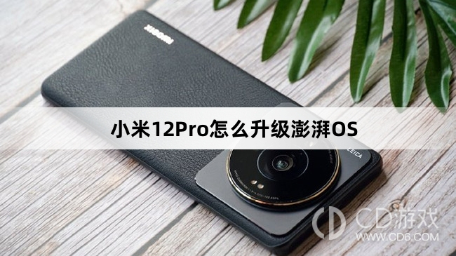 小米12Pro可以升级澎湃OS吗