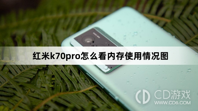 红米k70pro看内存使用情况图方法