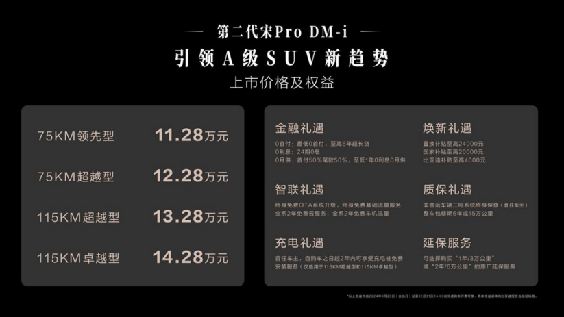 第二代比亚迪宋Pro DM-i继续阻击丰田锋兰达！